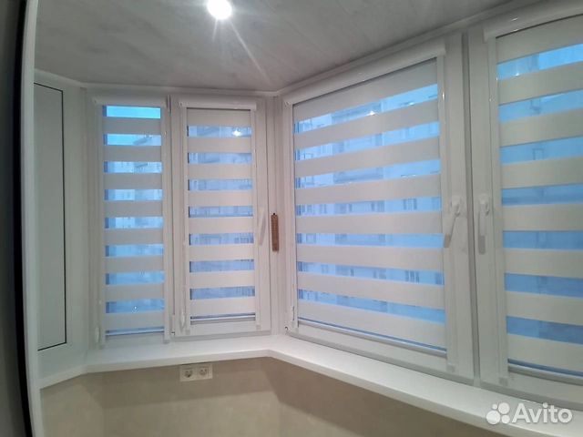 Рулонные шторы Зебра