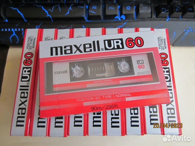 Аудиокассеты JVC, sony, TDK и maxell (4 штуки)
