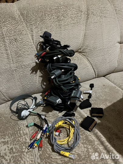 Av кабели и другое от xbox 360