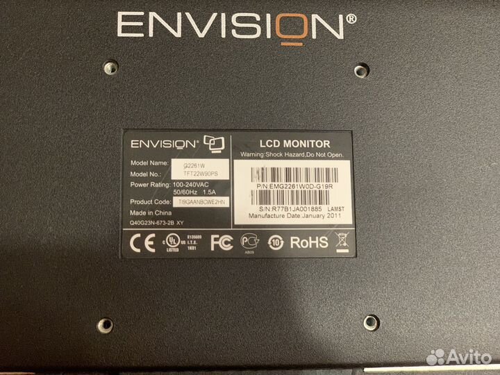 Монитор envision