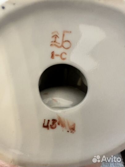 Фарфоровая статуэтка Регулировщица СССР