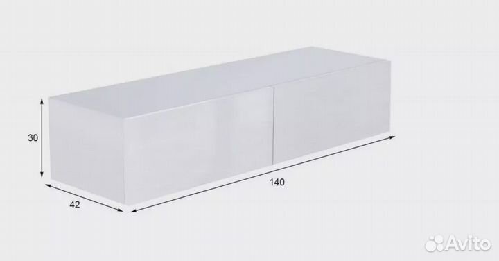 Тумба под тв Модерн мдф титан в наличии