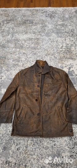Кожанная мужская куртка
