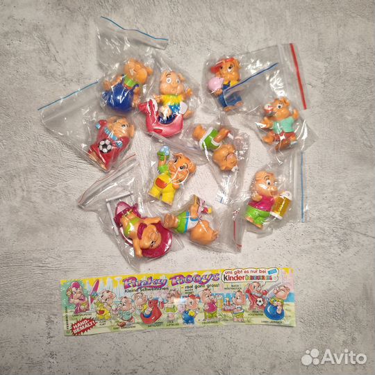 Киндер-сюрприз Свинки Pinky Piggys (2000)