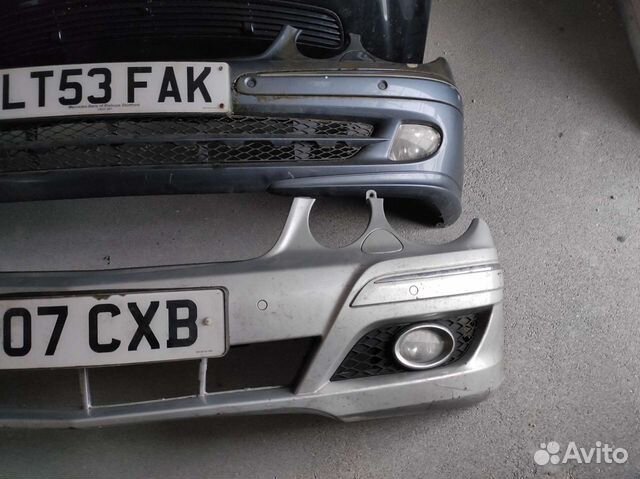 Передний бампер на mercedes 211 рестайлинг
