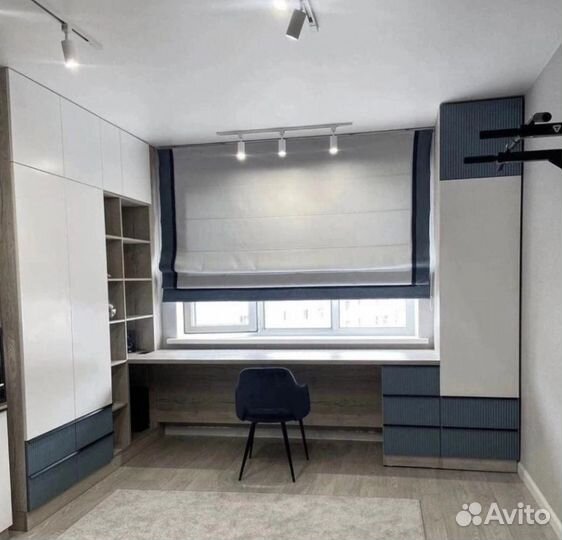 Рабочая зона с кроватью