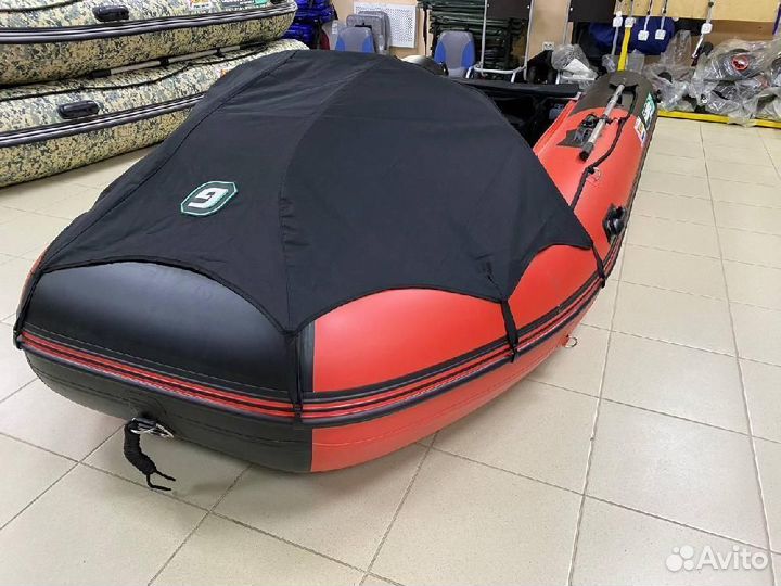 Лодка gladiator E350 (X-motors edition) Красн/чёрн