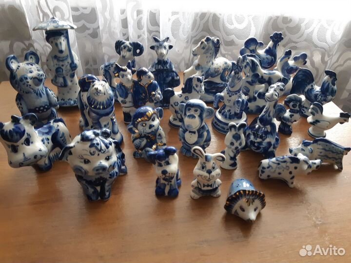 Гжель фигурки