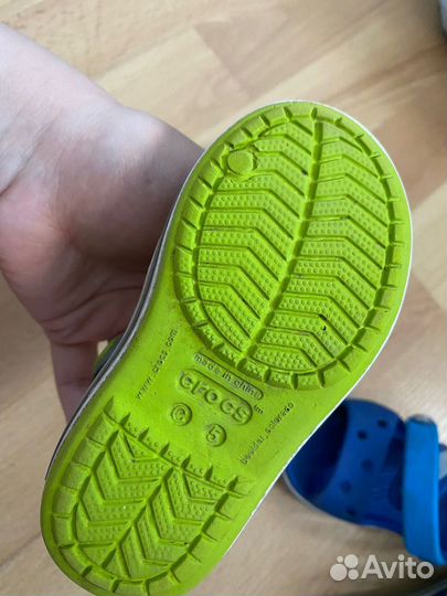 Сандали crocs c5 и c6 на 1-1,5 и на 1,5-2 года