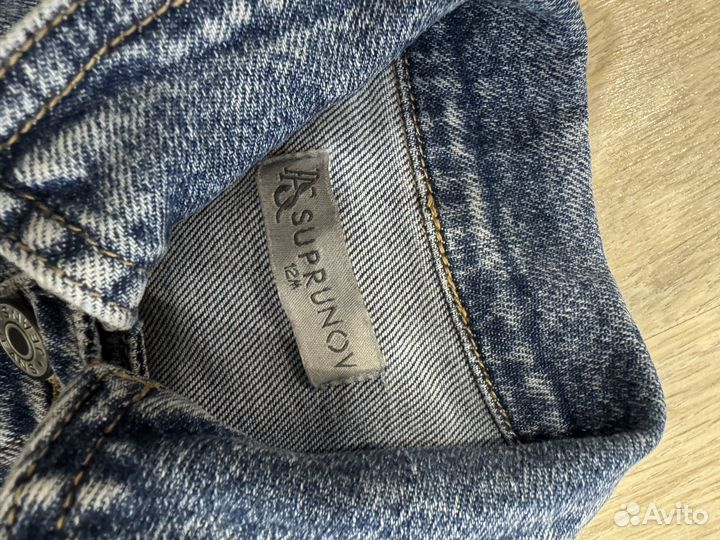 Джинсовая куртка детская 92