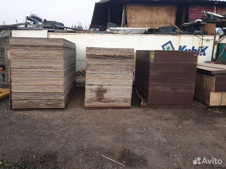 Фанера ламинированная б/у