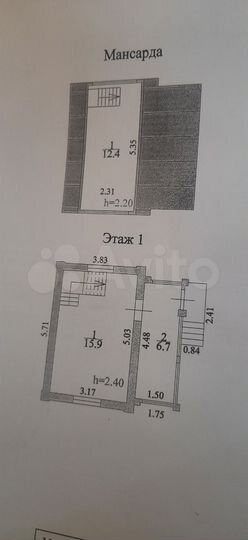 Дача 35 м² на участке 5 сот.