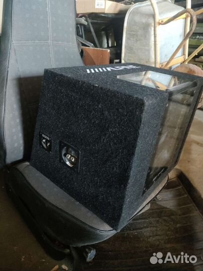 Сабвуфер alpine sbg 1244bp