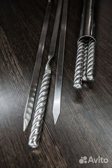 Шампур стальной полированный - Chromium Steel 50 с