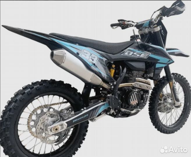 Эндуро / кроссовый мотоцикл BSE T8 Neon Blue (015)