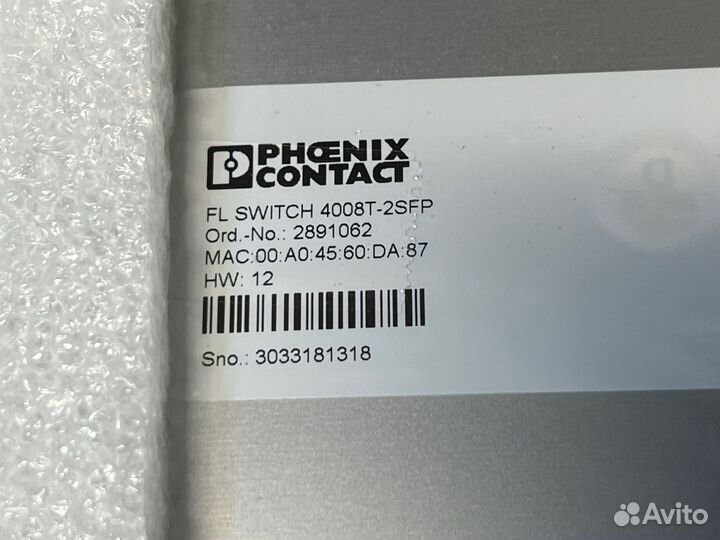 Phoenix contact 2891062 switch 4008T новый, 3 шт