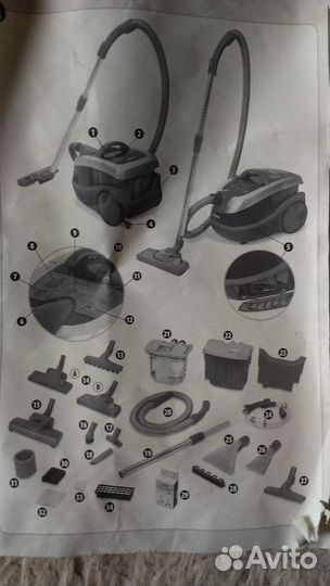 Пылесос Zalmer на запчасти