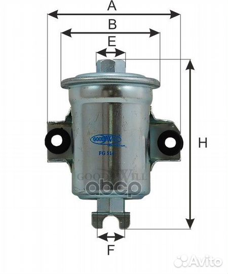 Nsii0007196380 Фильтр топливный 0,28 FG 514