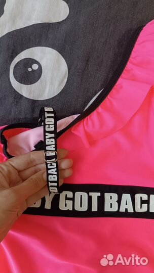 Купальник слитный для девочки 122-128