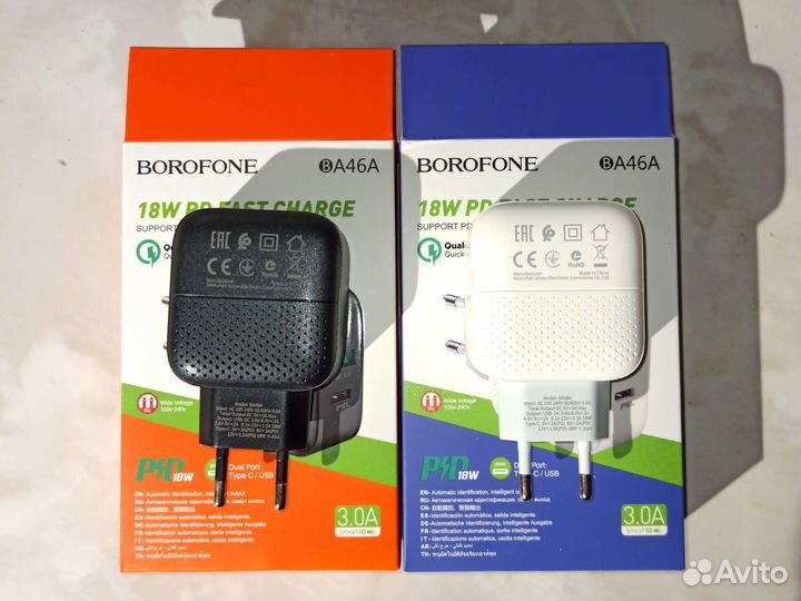 Сетевое зарядное устройство BA46A с Q. C. 3.0