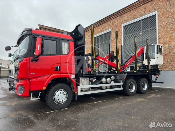 Лесовоз (сортиментовоз) Shacman X3000 с КМУ Велмаш-С, 2025