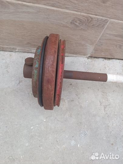 Штанга с блинами бу