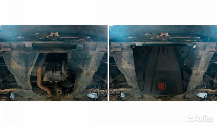 Защита картера+кпп сталь 1.5мм Daewoo Nexia I