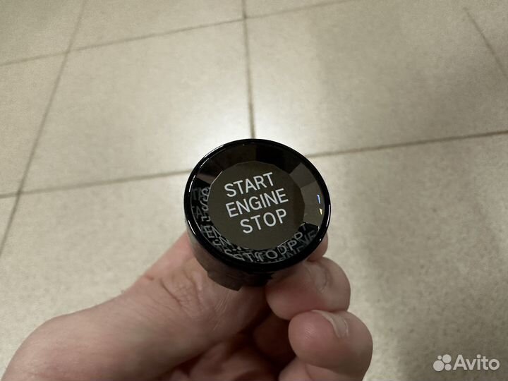Кнопка старт стоп (хрусталь) BMW