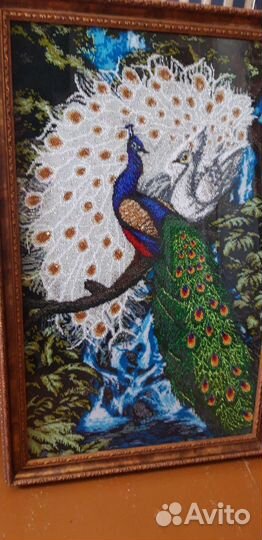 Картина из бисера в раме