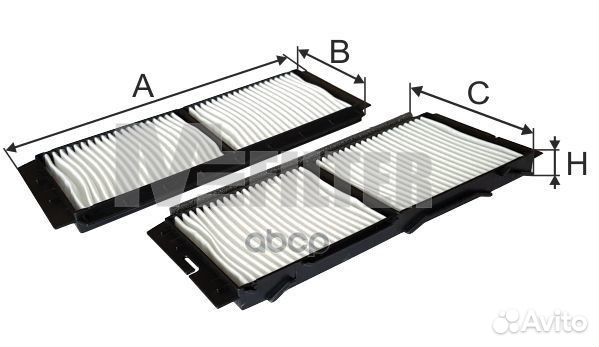 Фильтр салонак-ктMazda 3 (BL) 1.6i 09 k91582