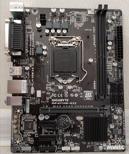Материнская плата gigabyte GA-H110M-DS2 LGA1151