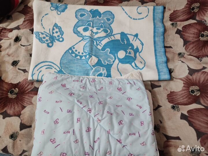 Одеяло байковое и тёплое