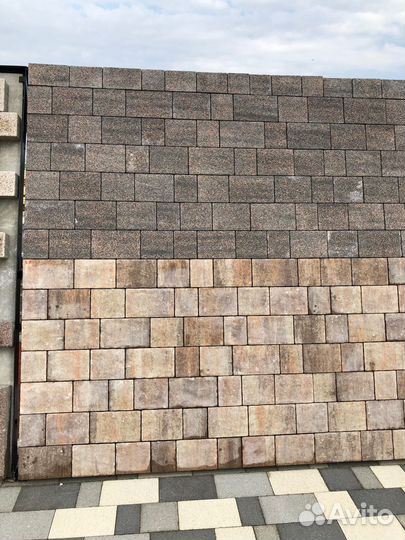 Тротуарная плитка Плацтоун цвет Клинкер