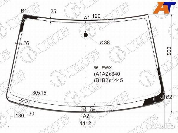 Стекло лобовое skoda superb