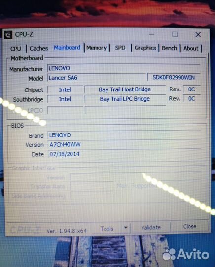 Мат. плата Lenovo NM-A311 aclu9/aclu0 Celeron