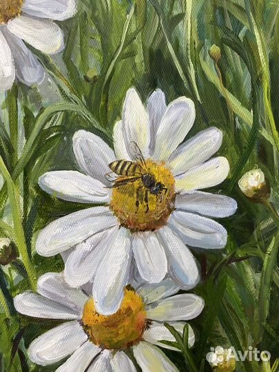 Картина маслом. Летний пейзаж