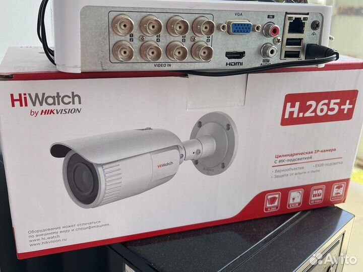 Камера видеонаблюдения hiwatch с микрафоном