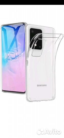 Чехол силиконовый для Samsung Galaxy S20 Plus