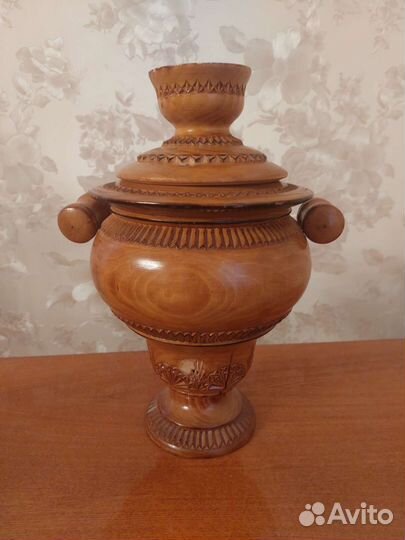 Самовар деревянный