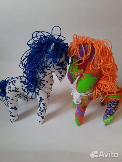 Лошадки текстильные