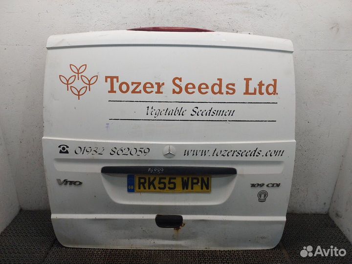 Подсветка номера Mercedes Vito W639, 2005