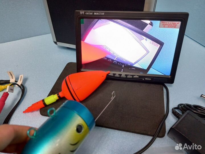 Подводная видеокамера с монитором fish finder