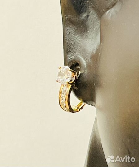 Золотые серьги