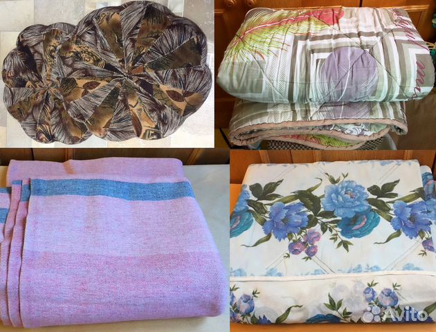 Одеяло, покрывало, пододеяльник, сидушки, плед