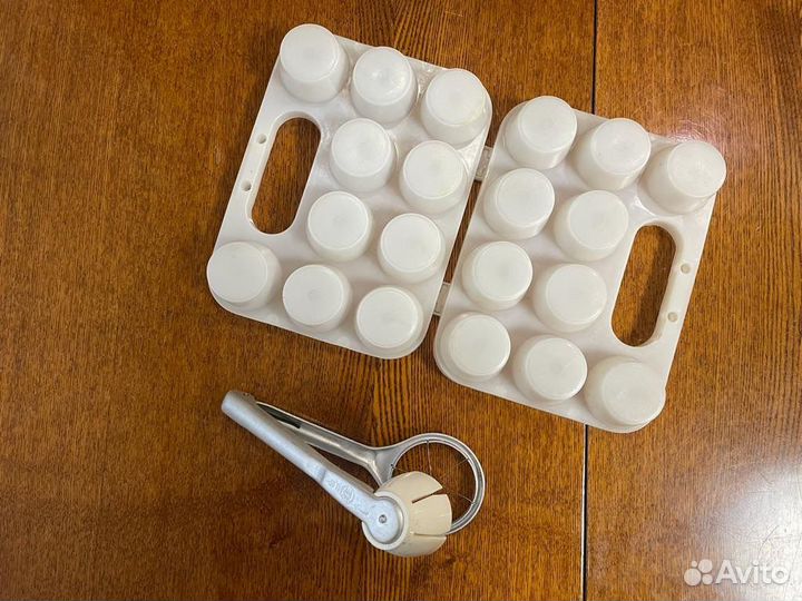 Яйцерезка, переноска для яиц СССР б/у