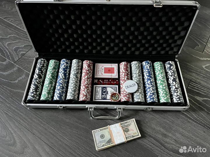 Набор для покера 500 фишек