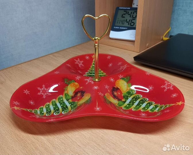 Менажница стеклянная