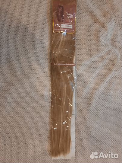 Волосы на заколках блонд Pretty easy