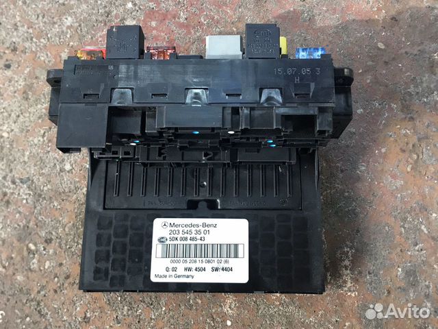 Мерседес 203 блок Sam передний