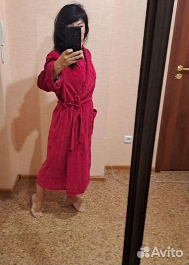 Халат велюровый женский